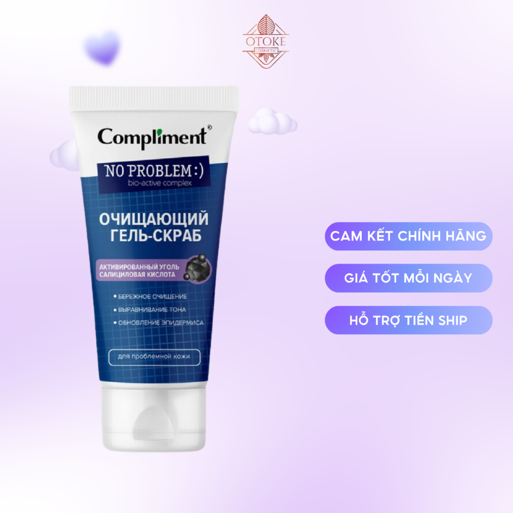[TRỢ GIÁ] Tẩy tế bào chết da mặt Compliment làm sạch, ngừa mụn 80-150ml