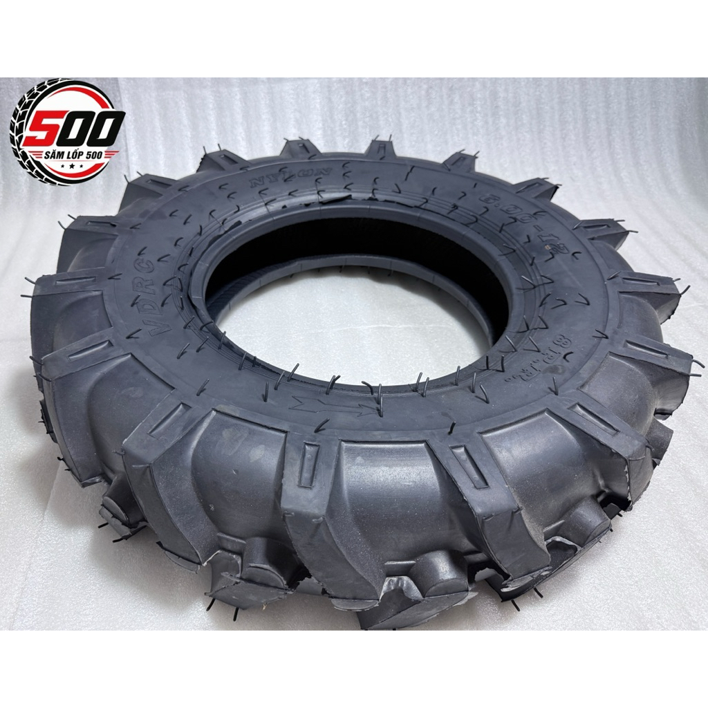 Vỏ Lốp Gai Máy Cày 600-12 – Tiêu Chuẩn 8PR, Lắp Mâm 500-12 / 600-12| SĂM LỐP 500