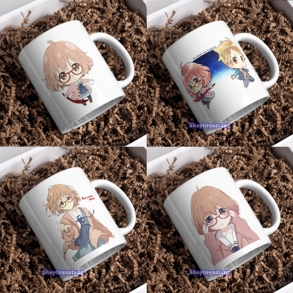 Cốc sứ ly sứ in hình Mirai kuriyama