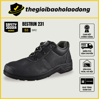 [CHÍNH HÃNG] Giày Bảo Hộ Safety Jogger Bestrun231 Chống Thấm, Chống Dập Ngón, Chống Trơn Trượt