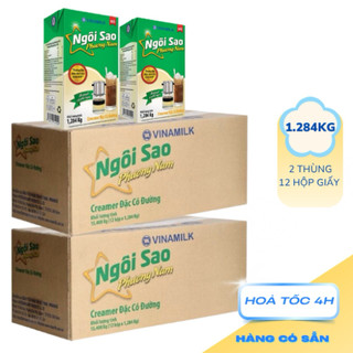 COMBO 2 THÙNG sữa đặc ngôi sao PHƯƠNG NAM xanh lá lớn 1284g Vinamilk