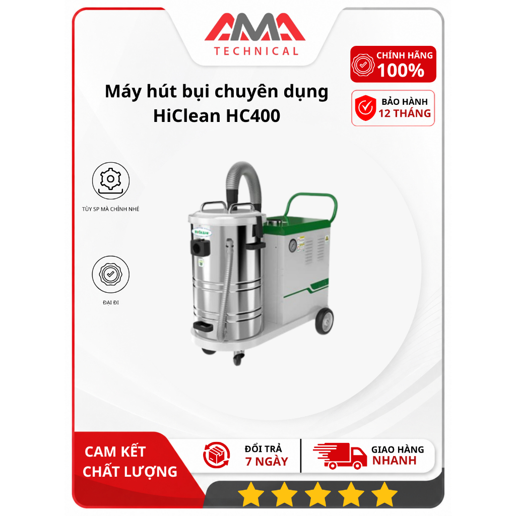 Máy hút bụi chuyên dụng HiClean HC400