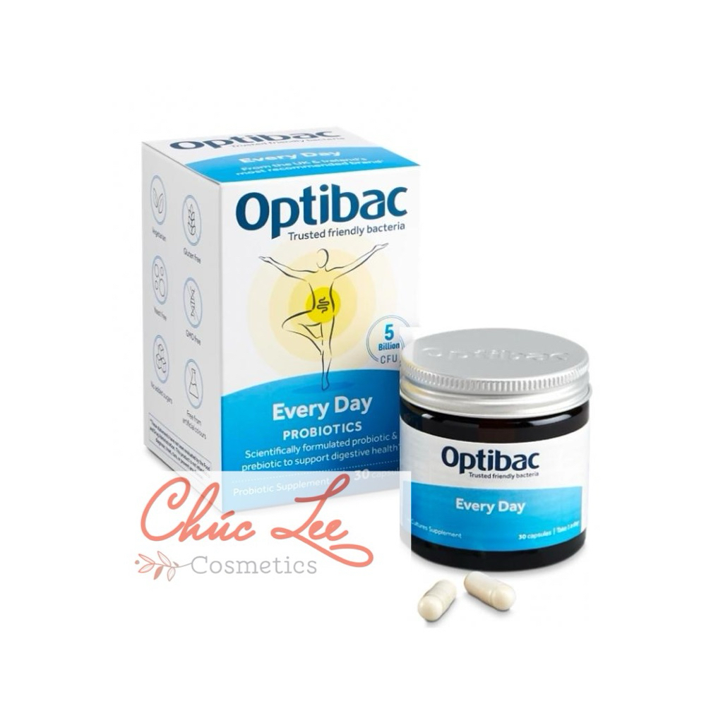 [Hàng công ty tem phụ]Men OptiBac Probiotics Everyday Bổ sung lợi khuẩn 30 viên