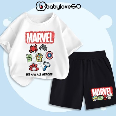Đồ bộ bé trai BabyloveGO quần áo cho bé chất thun cotton mềm mịn thoáng mát in hình độc đáo
