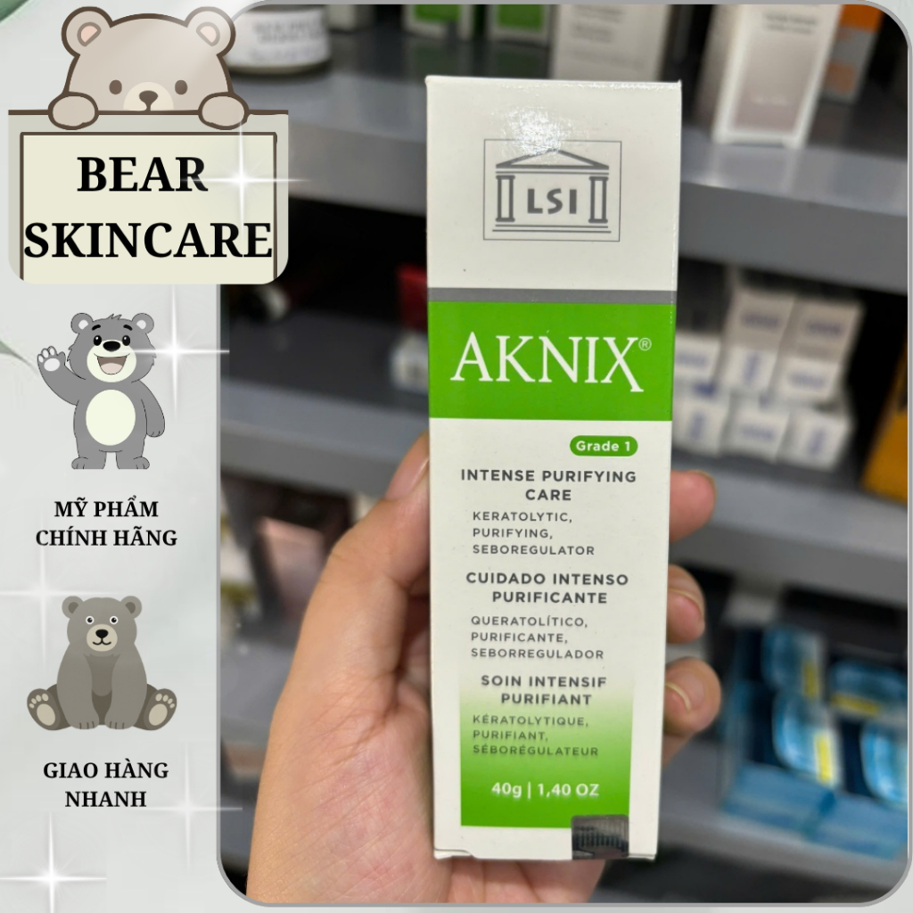 [Công ty] Kem dưỡng Cho Da Mụn Aknix Intensive Global Care - Aknix Intense Purifying Care 40g