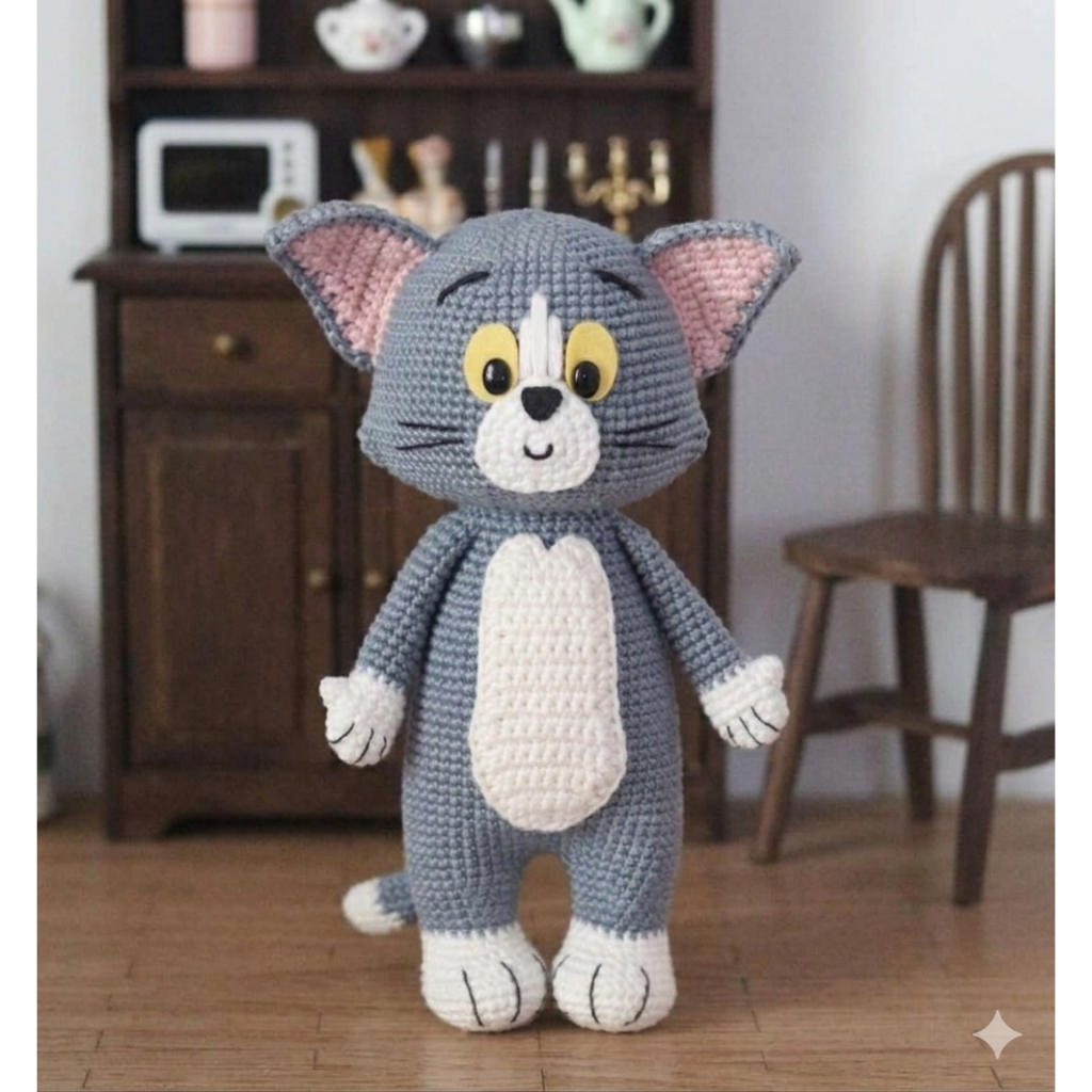 Moc len moc nhân vật hoạt hình Tom&Jerry chú mèo đáng yêu