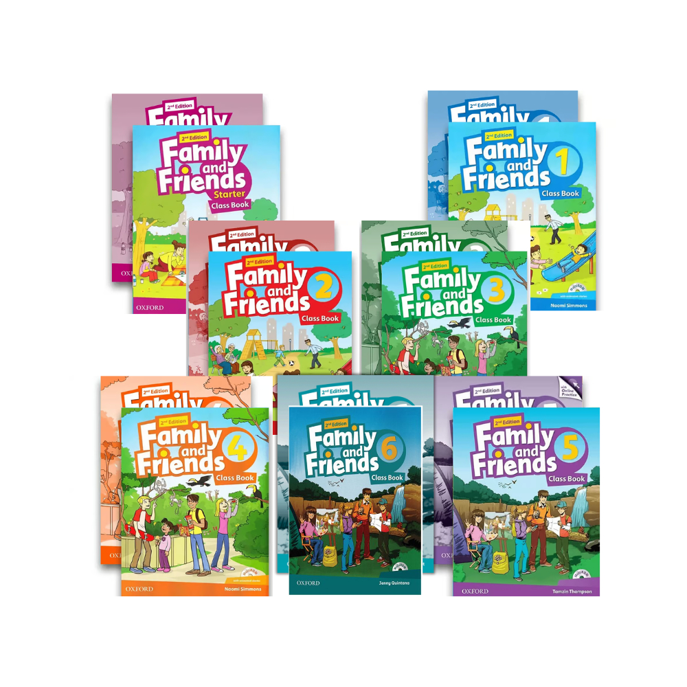 Sách - Family And Friends 2nd Edition - Starter 1 2 3 4 5 6 (Classbook + Workbook)