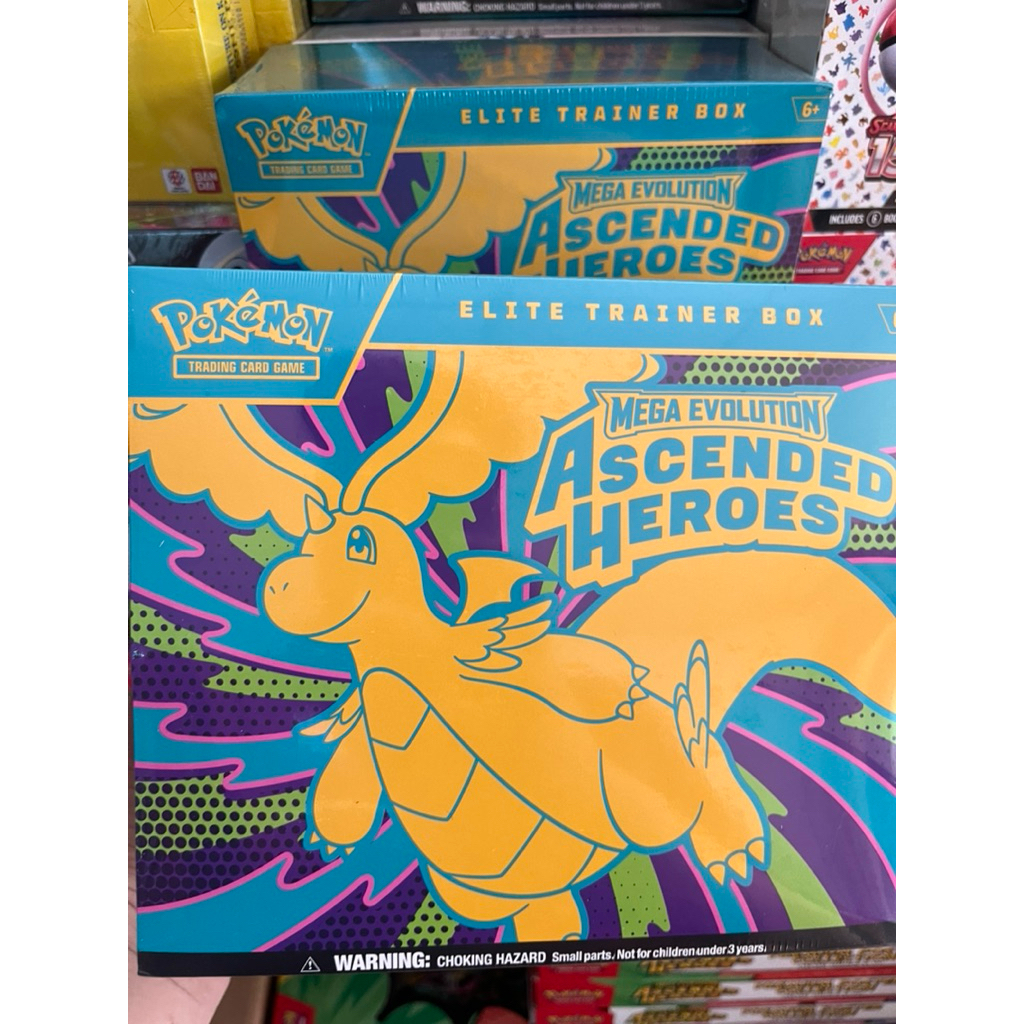 🔥 Pokémon Mega Evolution Ascended Heroes Elite Trainer Box (ETB) – Box Cao Cấp Chính Hãng 🔥