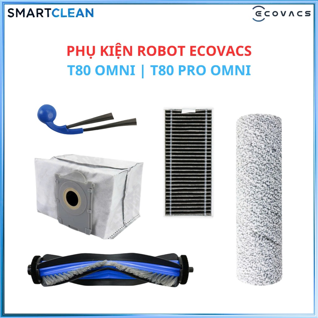 Phụ kiện Robot hút bụi Ecovacs T80 Omni T80 Pro Omni _ thay thế