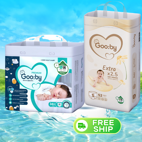[Ngày-Đêm] (không quà) Tã Bỉm quần Gooby Premiun/Gooby Extra, bỉm quần gooby ngày/đêm đủ size M32/L2