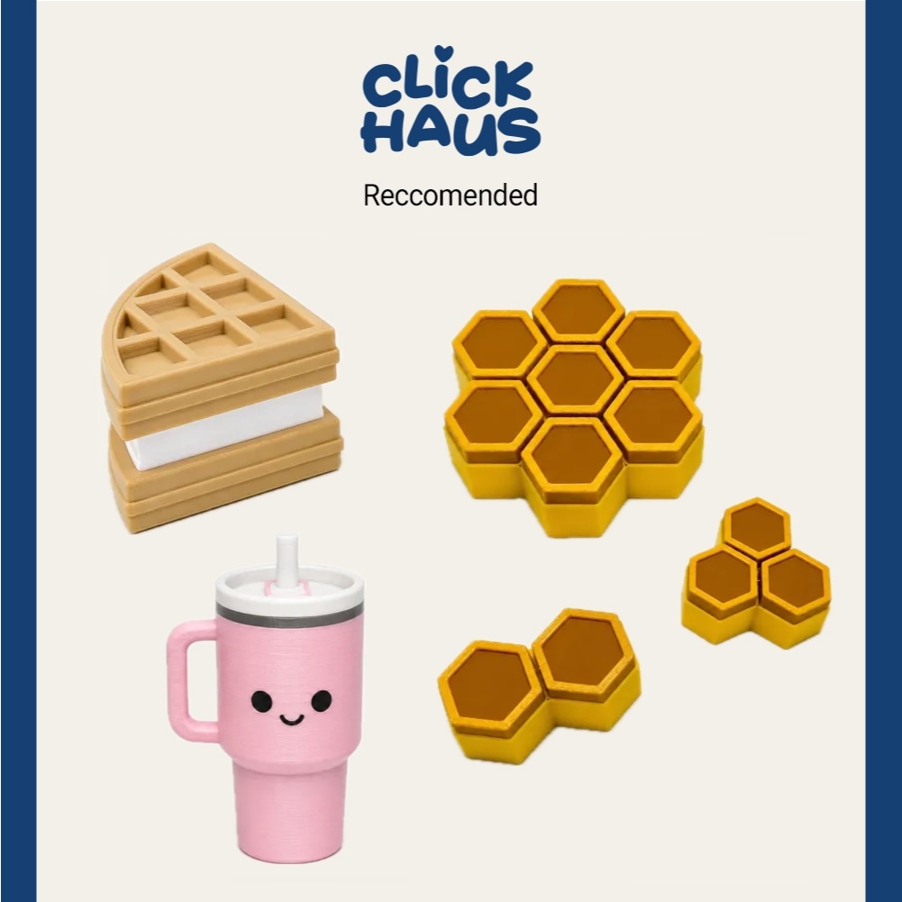 [CLICKER/ FIDGET] Móc Khóa Tổng hợp Cubic Clicker 3D | Clicker xinh iu Fidget Toy | Quà Tặng Cute Cl