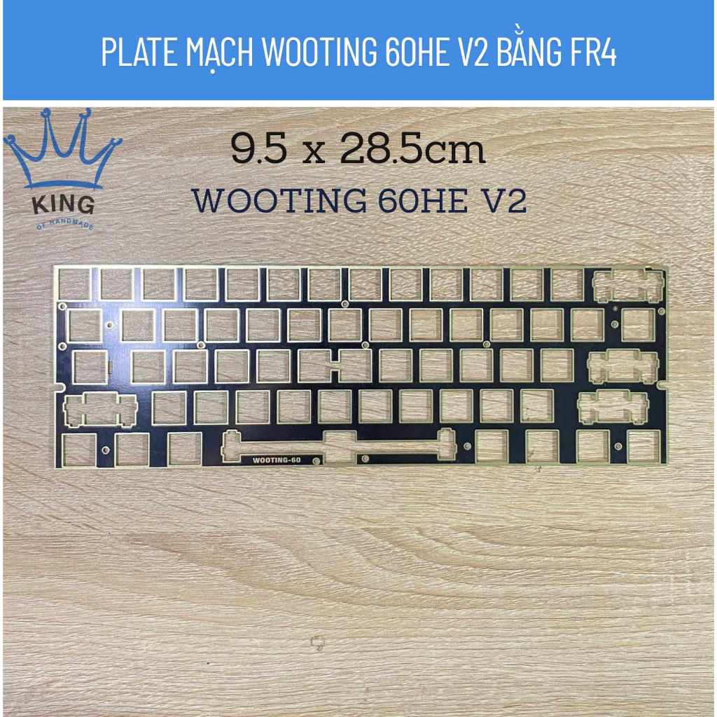 [Plate FR4 Dùng Cho Mạch AE64 Pro, Mạch Wooting60HE V2] Swich Housing 14x14mm