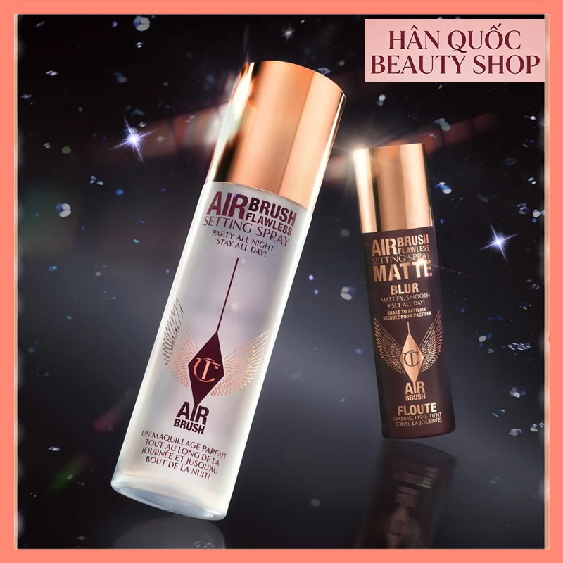 Chai Xịt Giữ Lớp Makeup Charlotte Tilbury Airbrush Flawless Setting Spray-Giữ Nền 16 Giờ