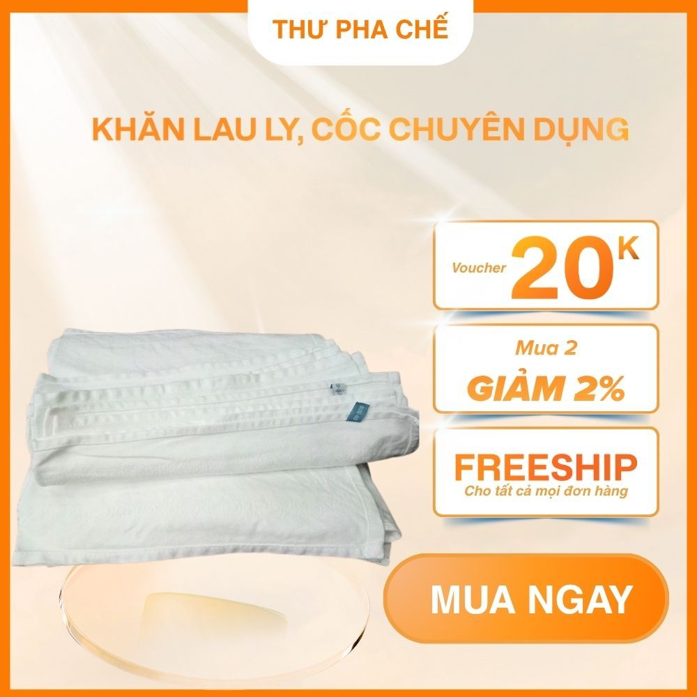 Khăn lau ly chuyên dụng VN airline