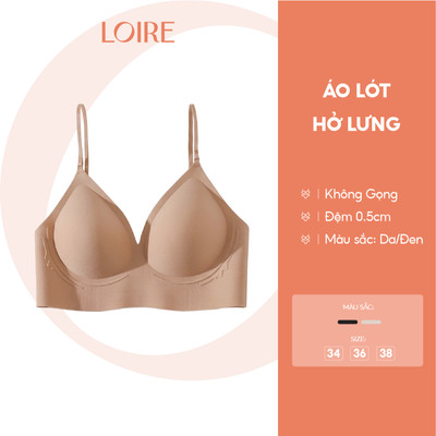 Áo Lót Hở Lưng Loirechic Al250741 Chất Su Đúc Thoáng Mát