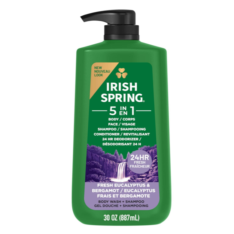 Sữa tắm gội xả IRISH SPRING - Mẫu mới