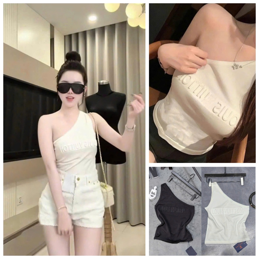 [Follow shop nhận mã 10k] Áo lệch vai mtg chữ dập UMEE STORE AP1023