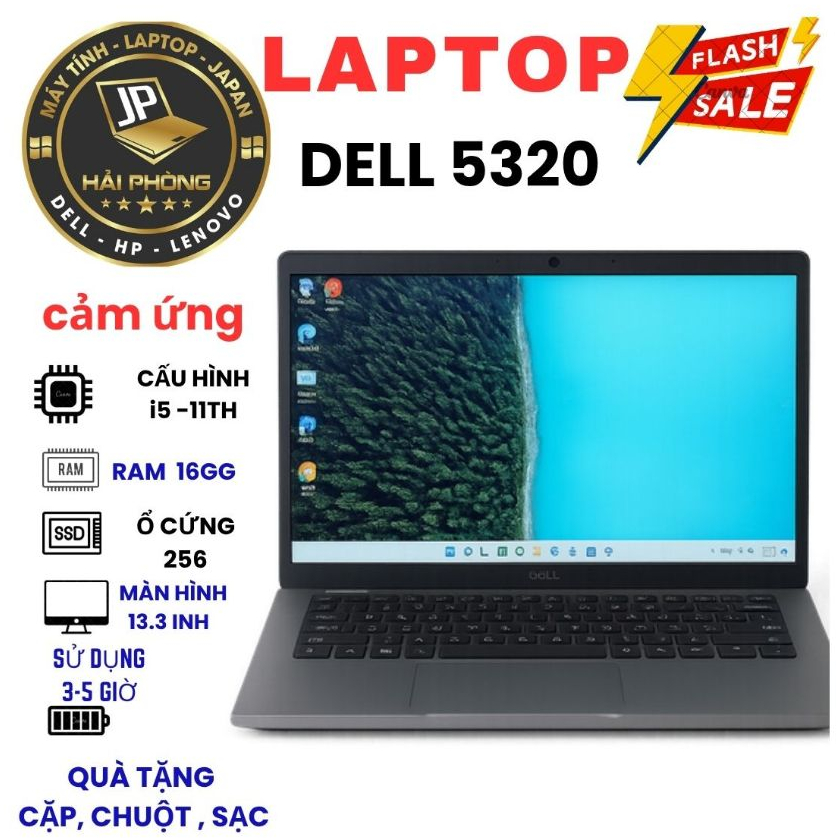 💼 Dell Latitude 5320 ( CẢM ỨNG )  core i7-11th Ram 32GB | 13.3″ – Doanh nhân – Sang – Bền