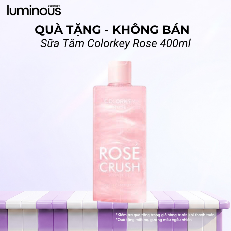 [Quà tặng] Sữa Tắm Dưỡng Sáng Da Colorkey Rose Crush FULLSIZE 400ml