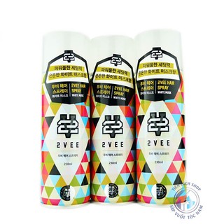 Gôm xịt tóc 2VEE cao cấp chính hãng Hàn Quốc
