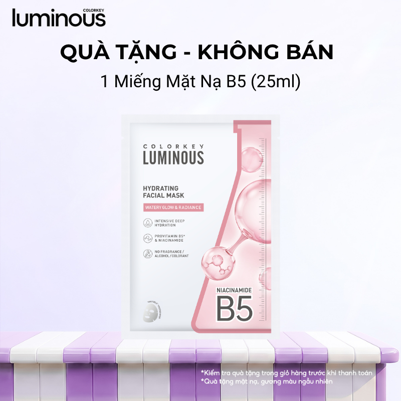Mặt Nạ Giấy Colorkey Luminous Vitamin B5 25ml