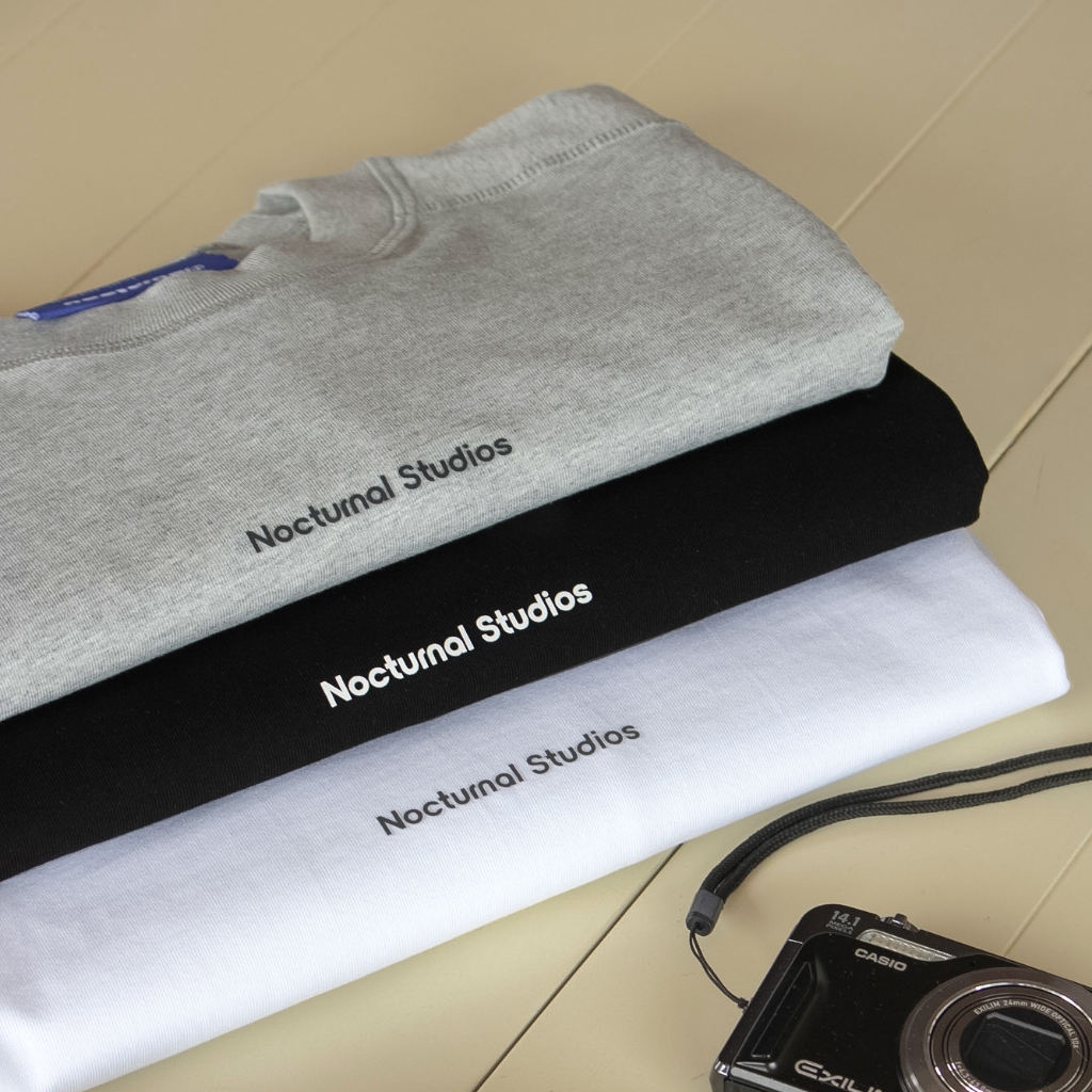 Áo Thun Form Boxy NOCTURNAL Outliner Tee Prime Cotton 100% Nam Nữ Unisex Localbrand Logo Cao Thành Tag Da | BigBuy360 - bigbuy360.vn