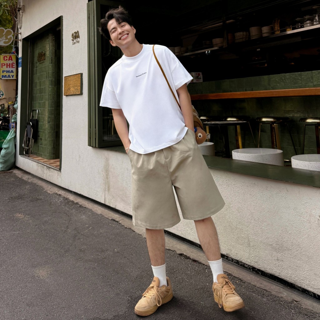 Áo Thun Form Boxy NOCTURNAL Outliner Tee Prime Cotton 100% Nam Nữ Unisex Localbrand Logo Cao Thành Tag Da | BigBuy360 - bigbuy360.vn