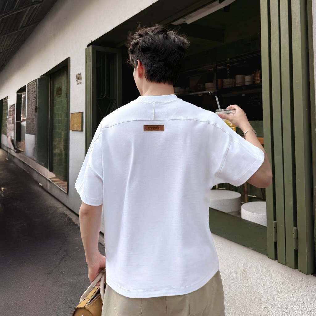 Áo Thun Form Boxy NOCTURNAL Outliner Tee Prime Cotton 100% Nam Nữ Unisex Localbrand Logo Cao Thành Tag Da | BigBuy360 - bigbuy360.vn