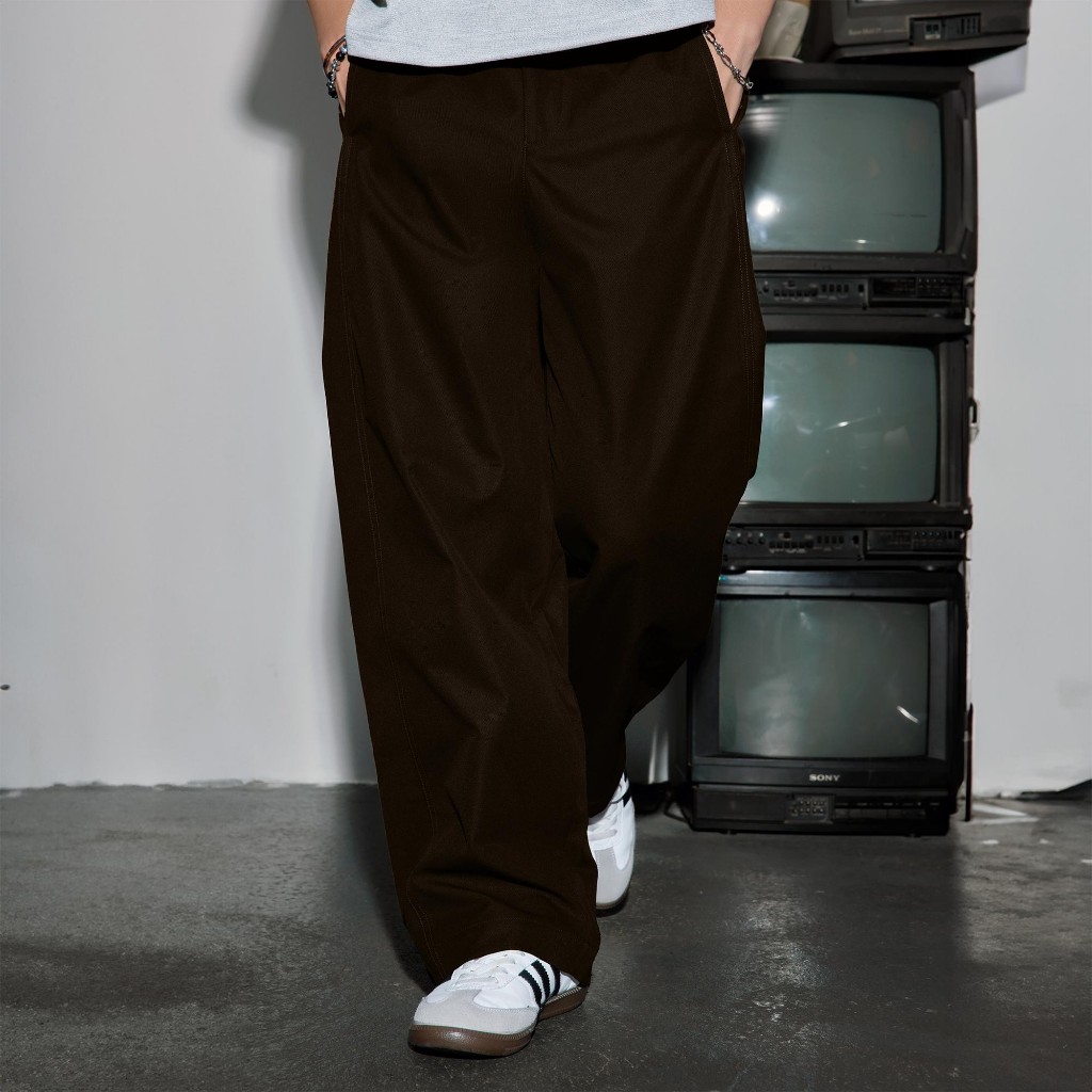 Quần Khaki Ống Cong NOCTURNAL Barrel Khaki Pants Nam Nữ Unisex Local Brand | BigBuy360 - bigbuy360.vn