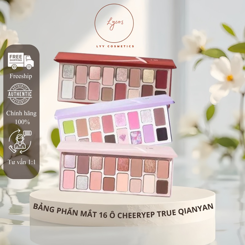 Bảng Phấn Mắt Cheeryep True Qianyan 16 Ô