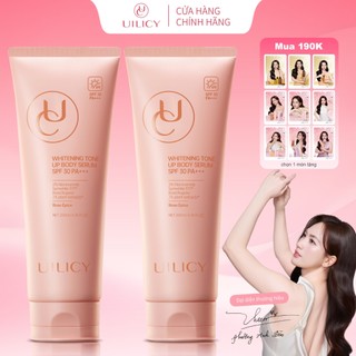 Bộ Chống Nắng UILICY 200ml*2 SPF30 PA+++ Nâng Tông Tức Thì, Tạo Màng Nhanh, Dưỡng Ẩm, Bảo Vệ Da, Cảm Giác Sảng Khoái