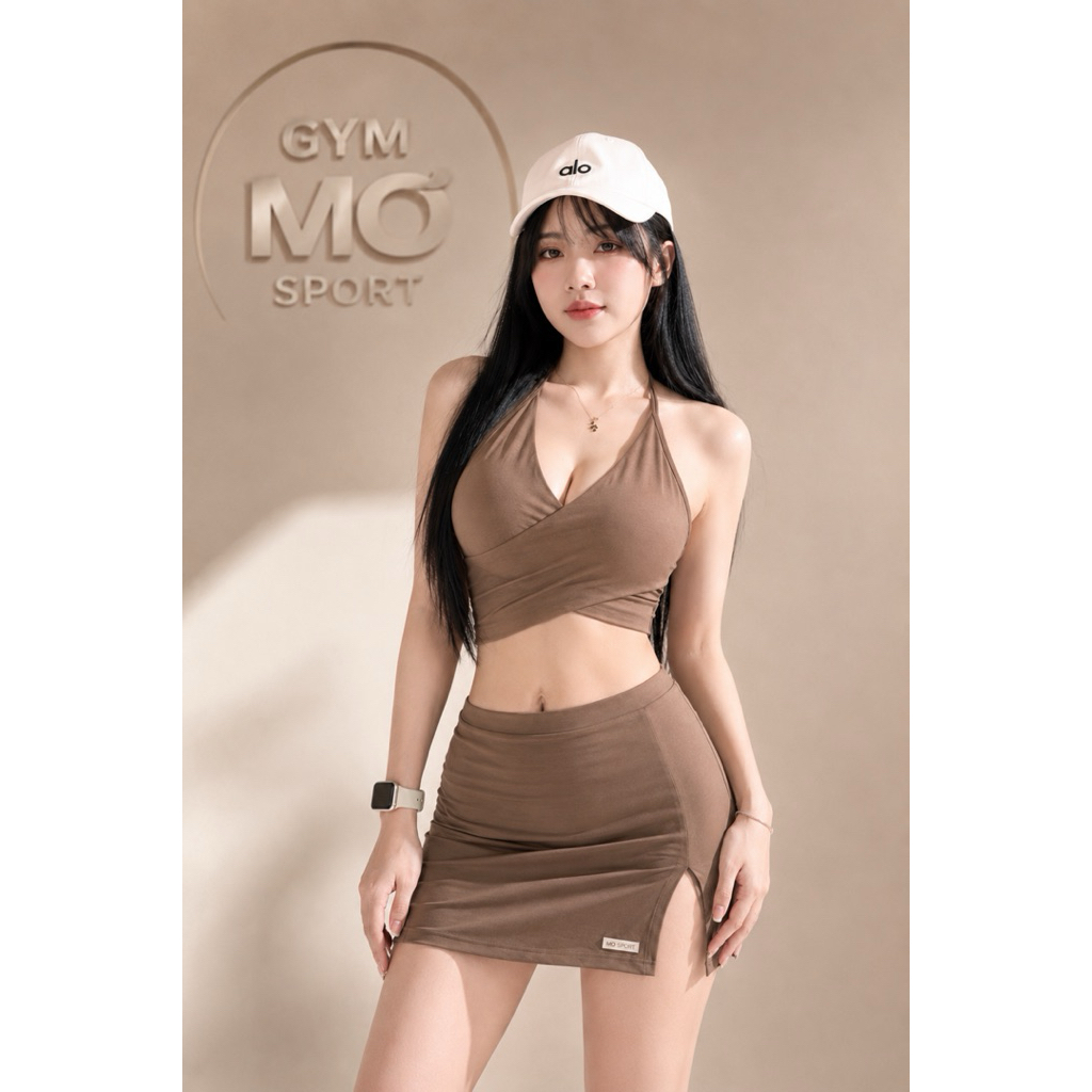 Áo Bra Dây Vạt Chéo D26 Mút Rời Tập Gym Yoga Pilates Sexy Tôn Dáng