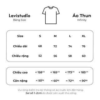 Áo thun Local Brand Lavi Studio/ Infinity