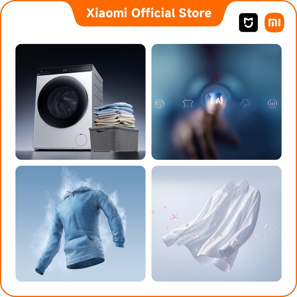 [MỚI RA MẮT] Máy giặt/ Máy giặt sấy cửa trước Xiaomi Mijia 9kg | Công nghệ giặt hơi nước diệt tới 99,99% vi khuẩn | BigBuy360 - bigbuy360.vn