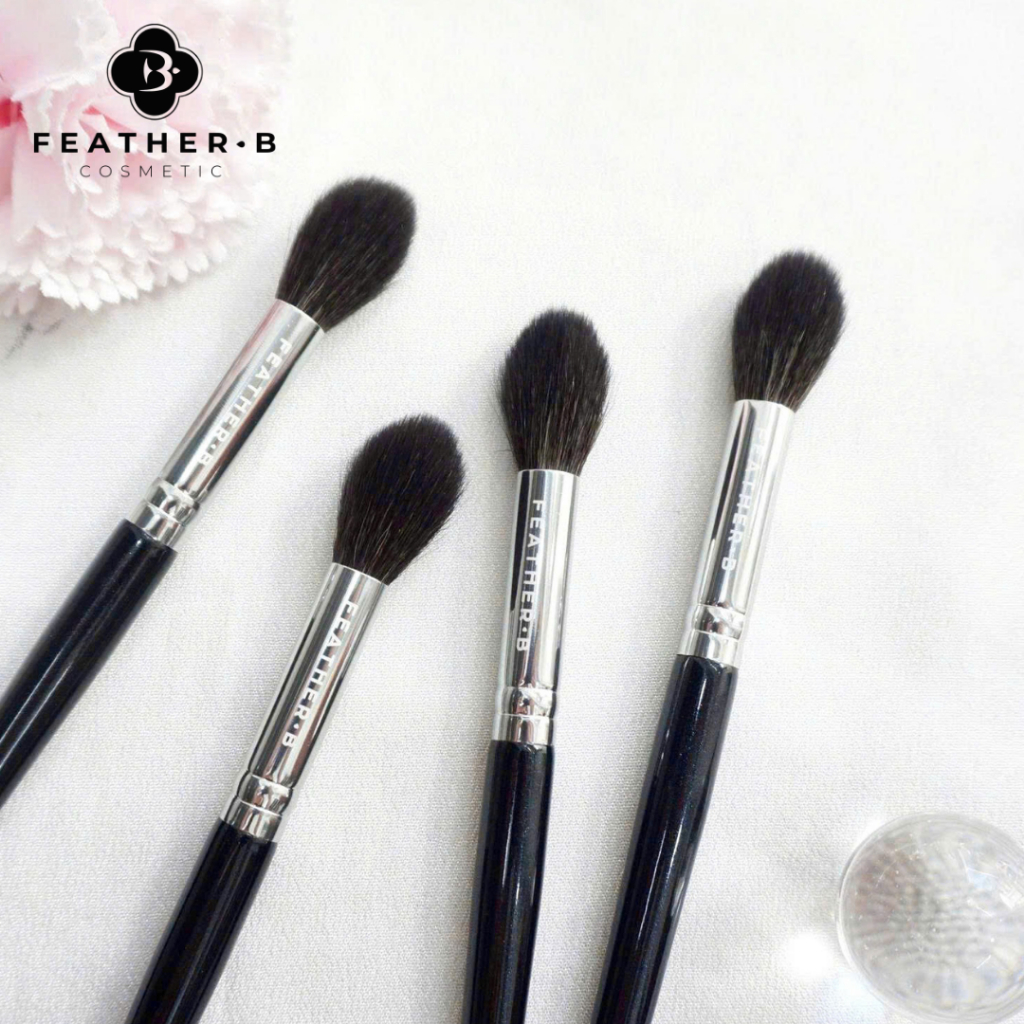Cọ highlight - setting phấn - má hồng nhỏ Feather B F35