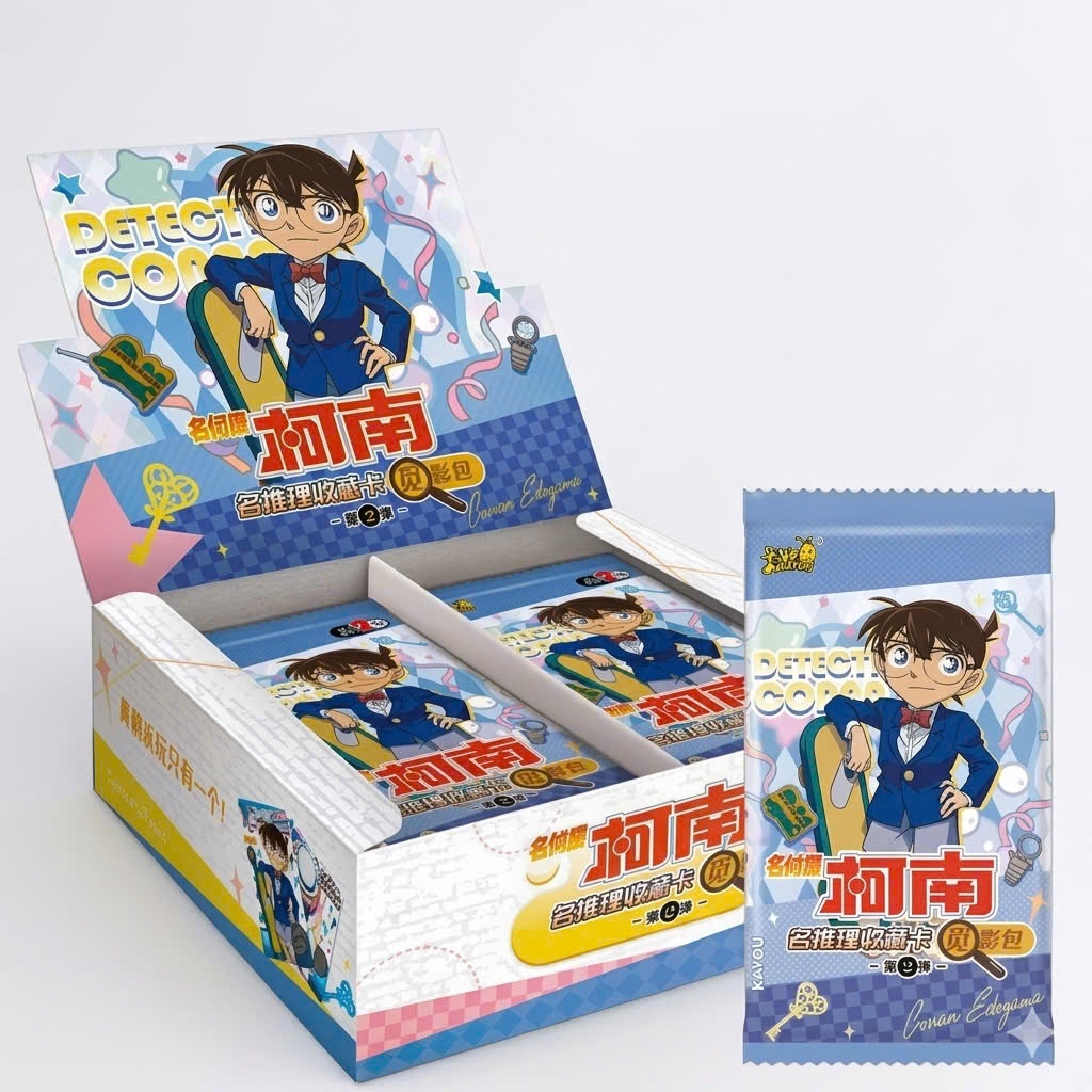 [HOẢ TỐC HN] Hộp Thẻ Thám tử lừng danh Conan KAYOU Vol 2 (30 Gói - Nguyên Seal)