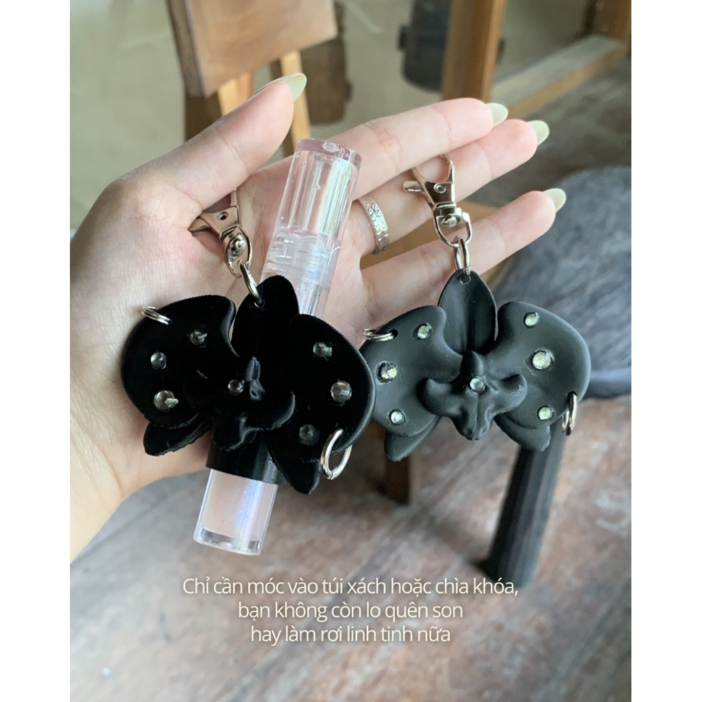 Móc khoá đựng son - Keychain lipstick