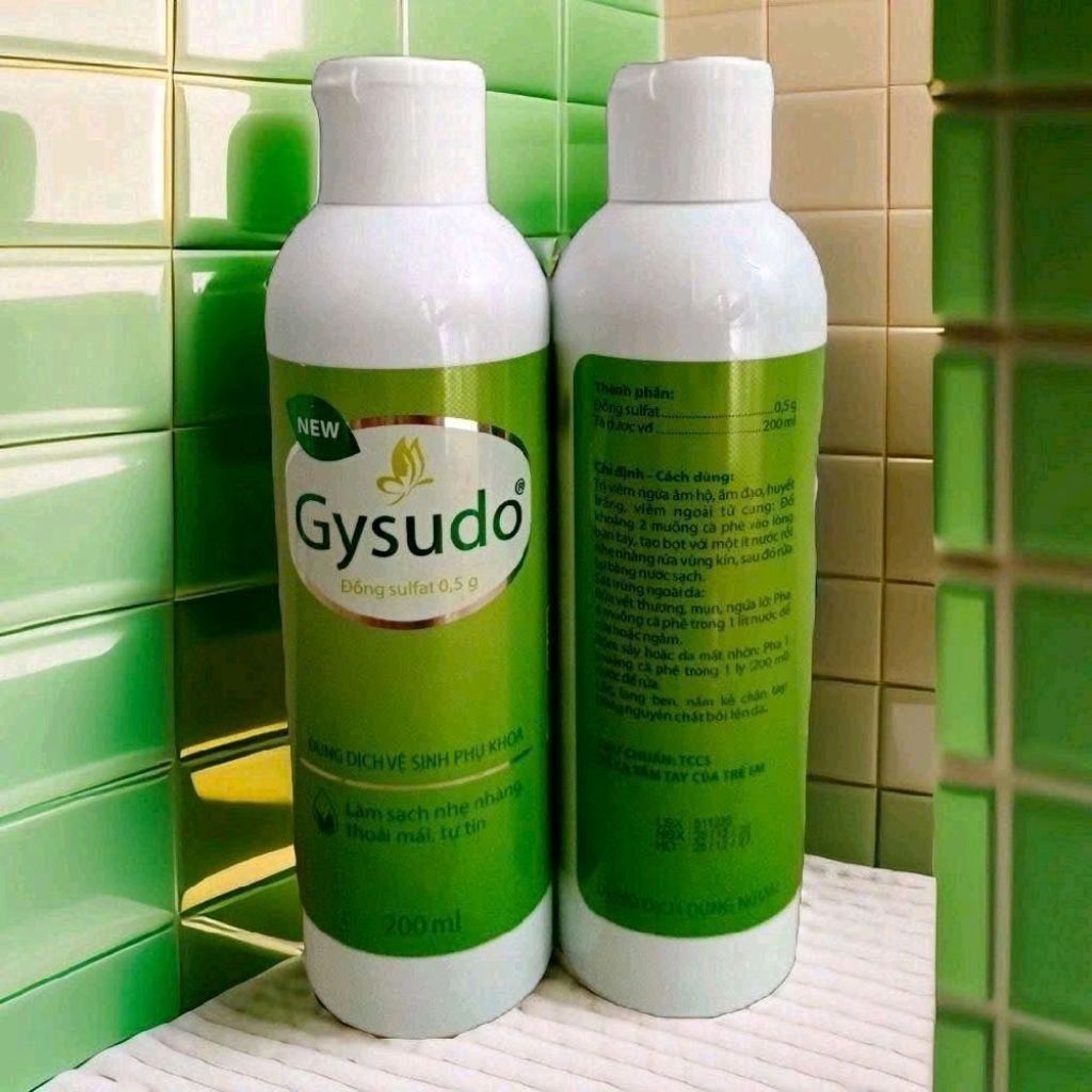 Dung dịch Vệ sinh Gysudo chai 200ml  - giảm viêm ngứa, sát trùng, lang ben, nấm móng..(Chính hãng)-D