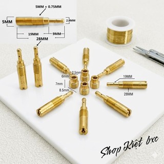 BÌNH XĂNG CON: 10 GICLO CHÍNH PHỤ CENTA (RĂNG LỚN)