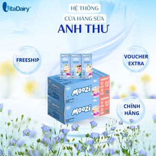 Date 6/6 Sữa tiệt trùng Moozi thùng 24 hộp, nhập khẩu từ Úc, chuẩn 10 không ưu Việt Vitadairy