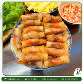 Chả Ram Tôm Đất Đặc Sản Bình Định VITOT Thơm Ngon Giòn Rụm, Ngọt Vị Tôm Thịt