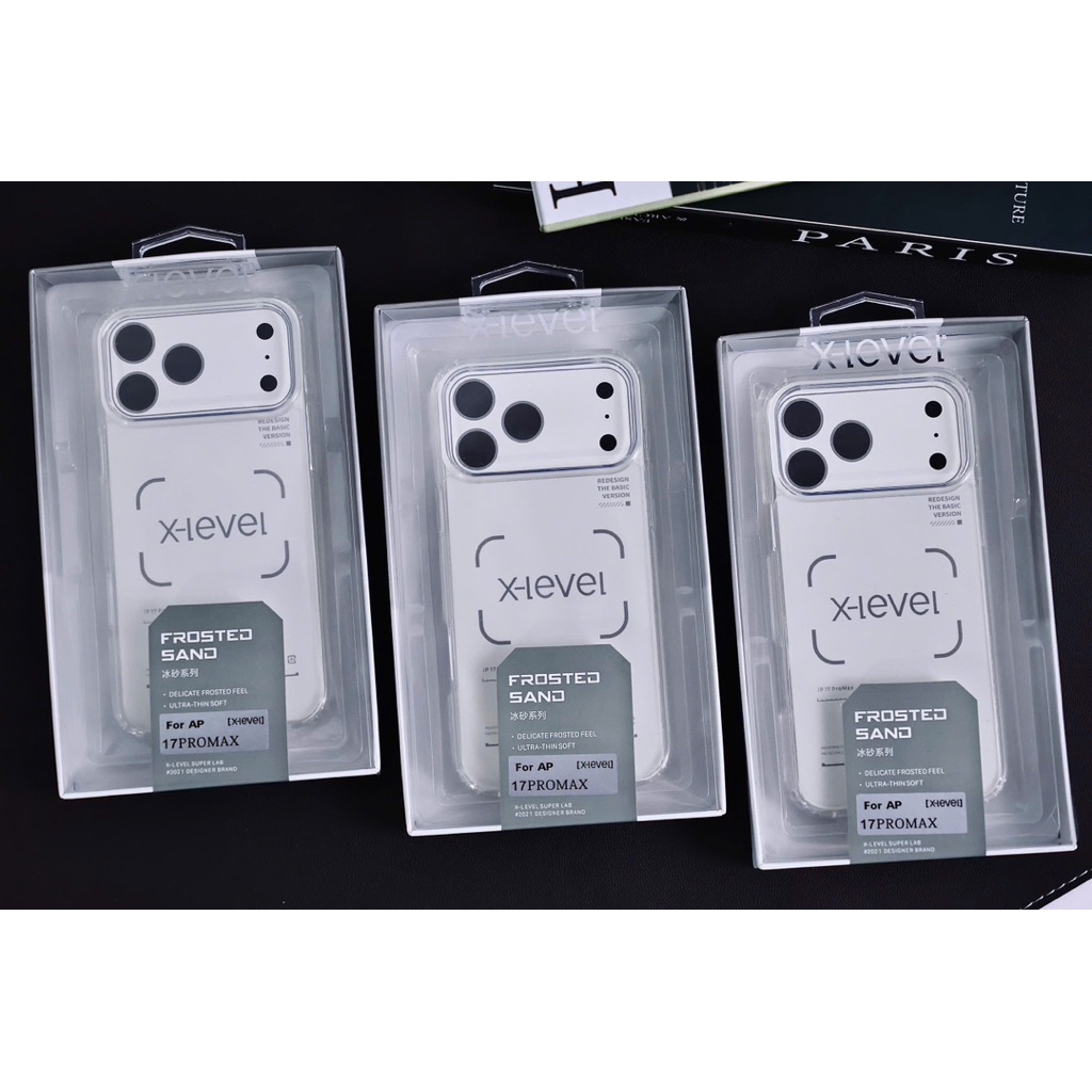 Ốp X-level Frosed Lưng nhám ip 17/ ip 17 pro/ ip 17 Air/ ip 17 pro max
