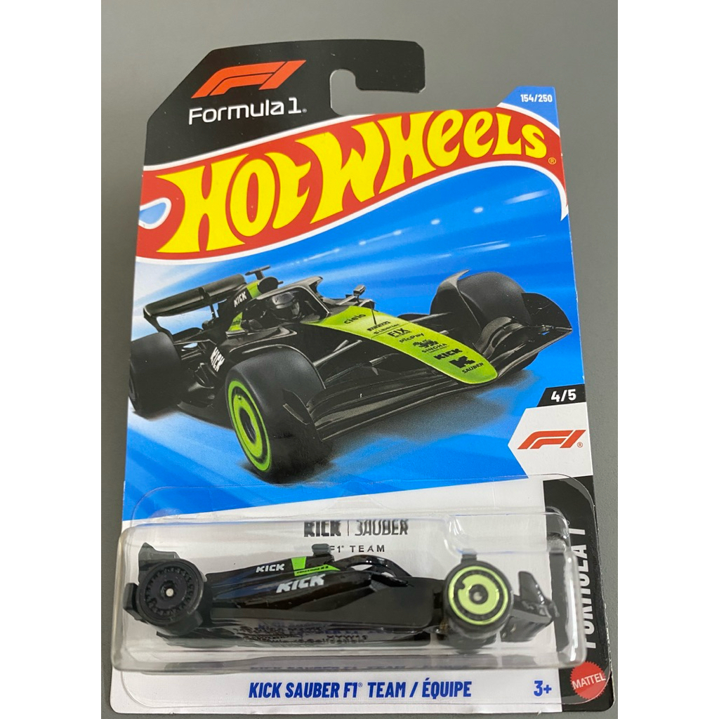 Xe Mô Hình Hot Wheels 1/64 - Kick Sauber F1 Team / Équipe (F1 Kick)