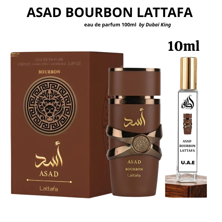 [10ML] Lattafa Asad Bourbon, Asad Nâu | Nước Hoa Nam | King Perfume 10ml mini