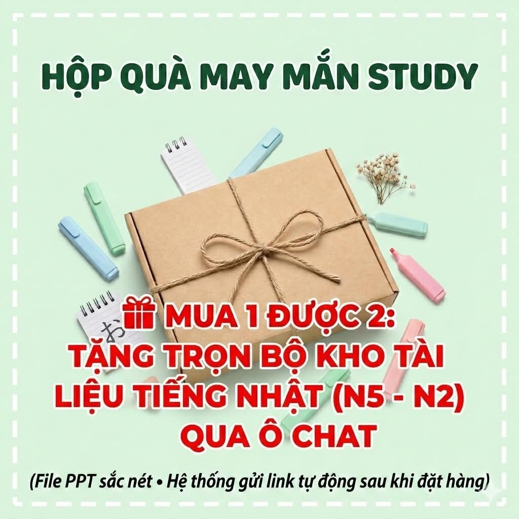 HỘP QUÀ MAY MẮN NIHONGO