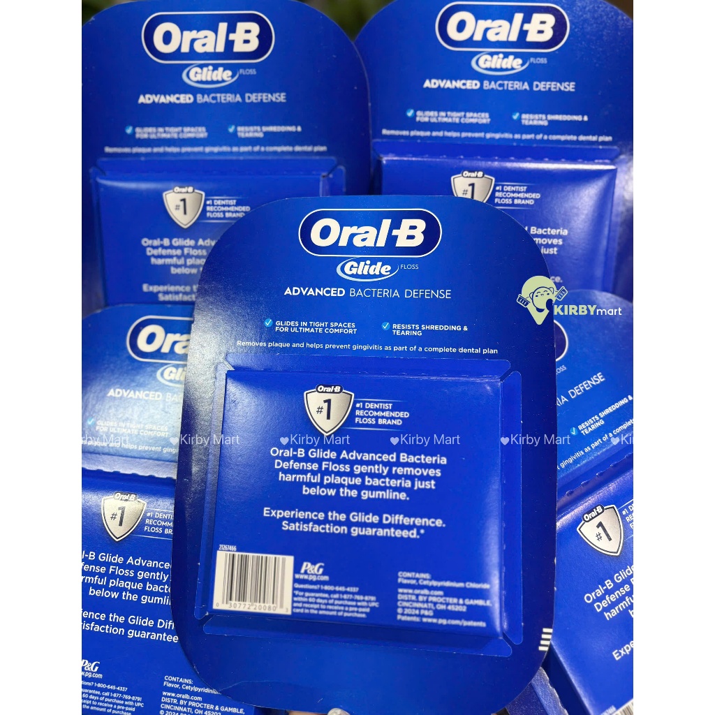 Chỉ Nha Khoa Oral-B Glide Advanced Bacteria Defense Mỹ – Chỉ Nha Khoa Làm Sạch Kẽ Răng 🦷✨