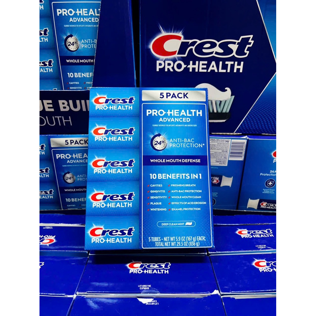 Kem đánh răng Crest Pro Health Advanced Whitening 167g
