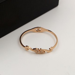Vòng Tay Nữ  2 Con Hồ Ly Bilyshop Titan Không Đen Ko Ngứa An Toàn Cho Sức Khỏe TT 1831