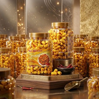 Nui Bơ Cay Giòn Rụm Béo Cay Hộp Ăn Vặt PV FOOD