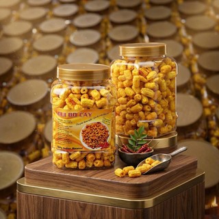 Nui Bơ Cay Giòn Rụm Béo Cay Hộp Ăn Vặt PV FOOD